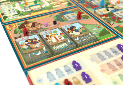 Village Board Game Big Box Edition - Includes All Expansions & Promos! Medieval Farming Strategy Game, Family Game for Kids & Adults, Ages 12+, 1-5 Players, 60-120 Min Playtime, Made by Eggertspiele 4