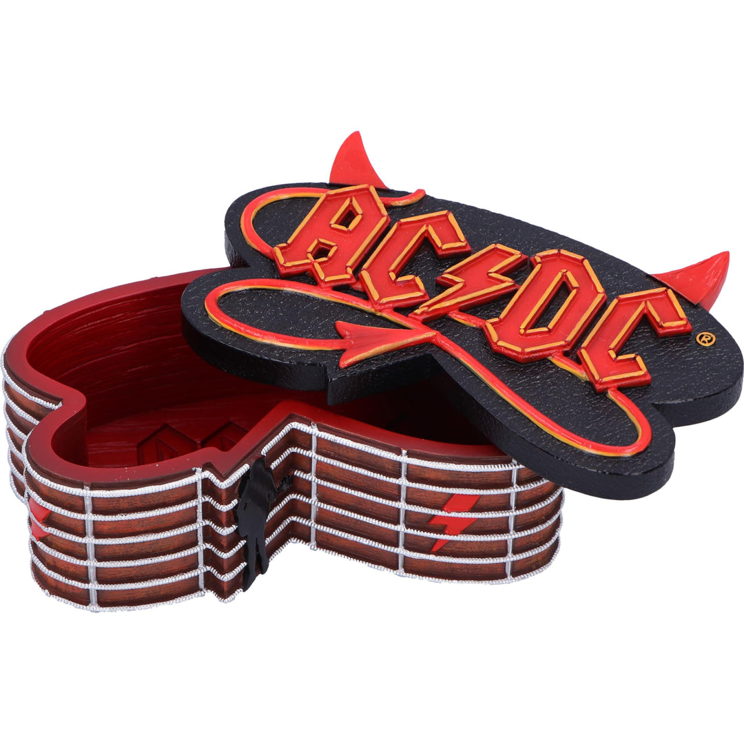 ACDC Logo Guitar Inspired Box 15cm