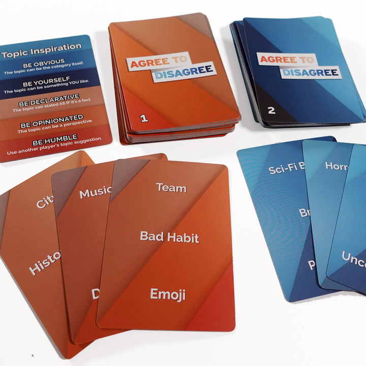 Agree to Disagree - The Icebreaker Game Where Nobody Wins if Everyone Agrees - Fun Party Game for Coworkers, Families, or Friends. Fun or Real Talk Gamified for 2 to 8 Players.