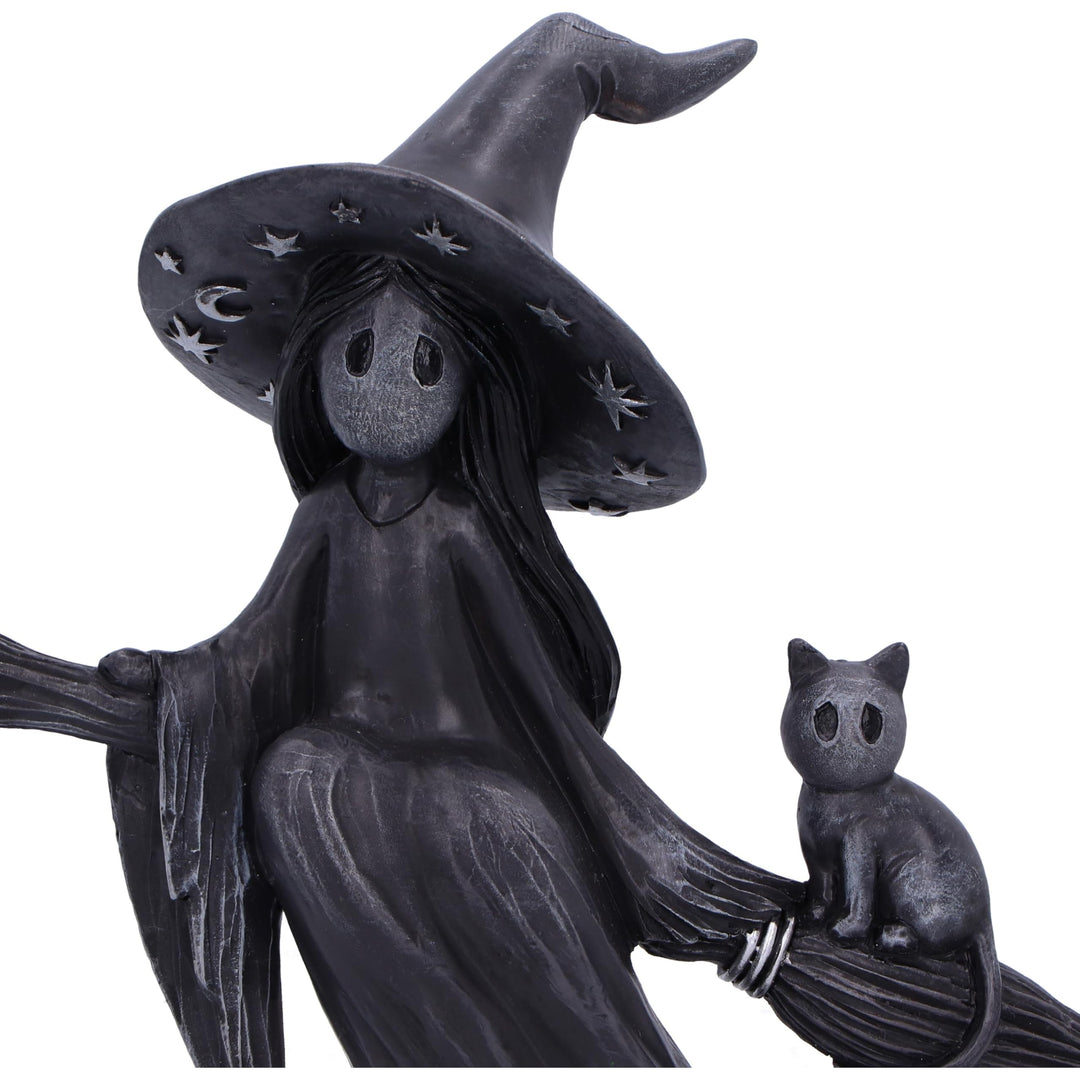 Little Souls Beam Witch on Broom Figurine 12.7cm