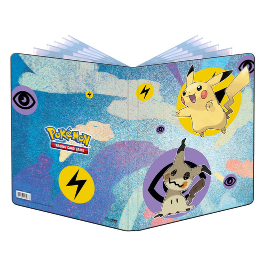 Ultra Pro | Pokemon Pikachu & Mimikyu 9-Pocket Folder | Trading Card Accessory | Ages 6+, Black 2