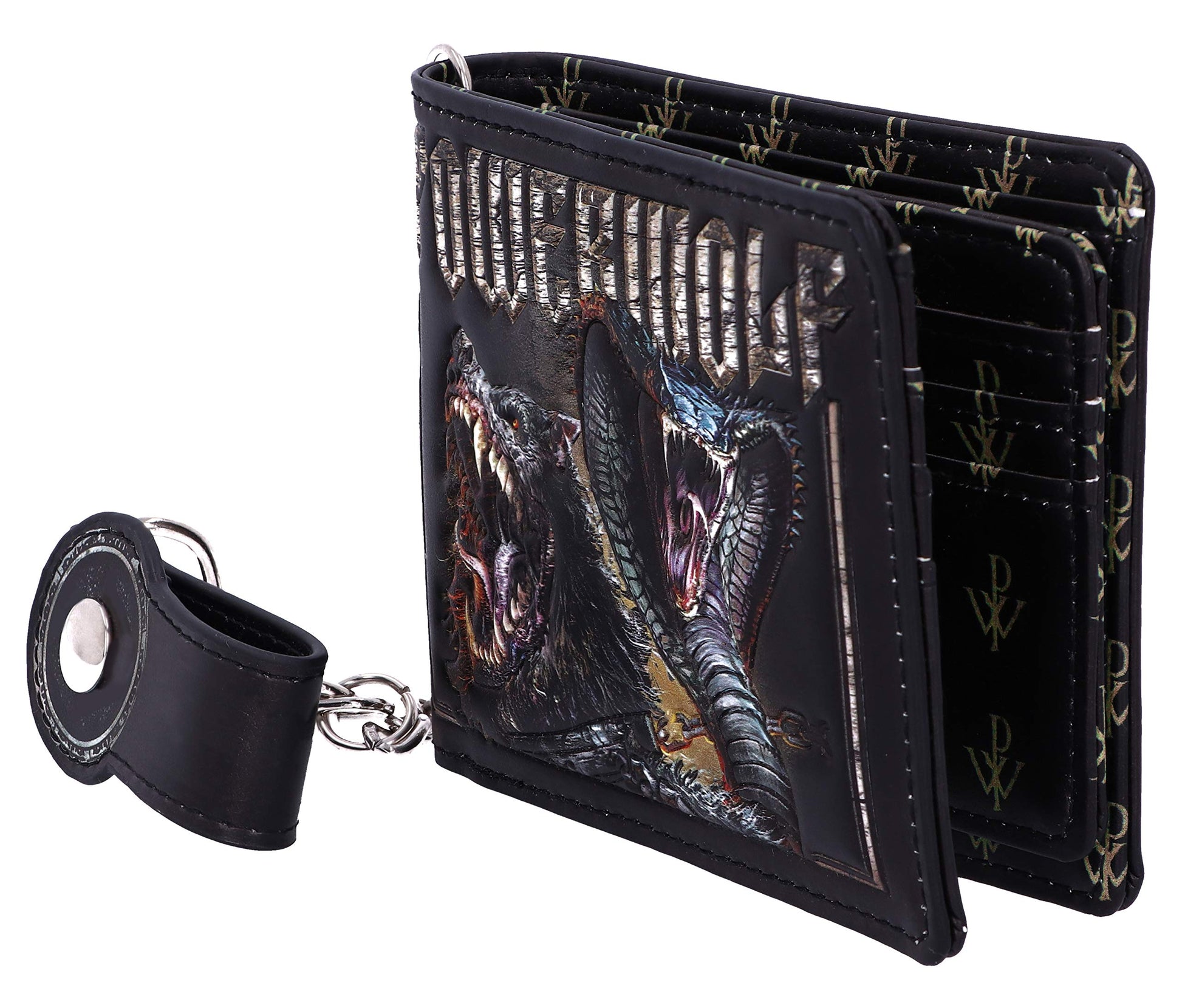 Powerwolf Kiss of the Cobra King Embossed Wallet Officially Licensed 2