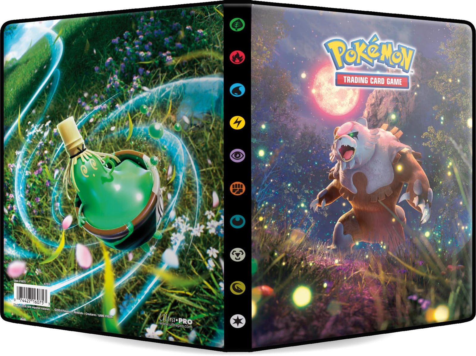 Pokemon Scarlet Violet 6 4-Pocket Portfolio Trading Card Accessory Ultra Pro 1