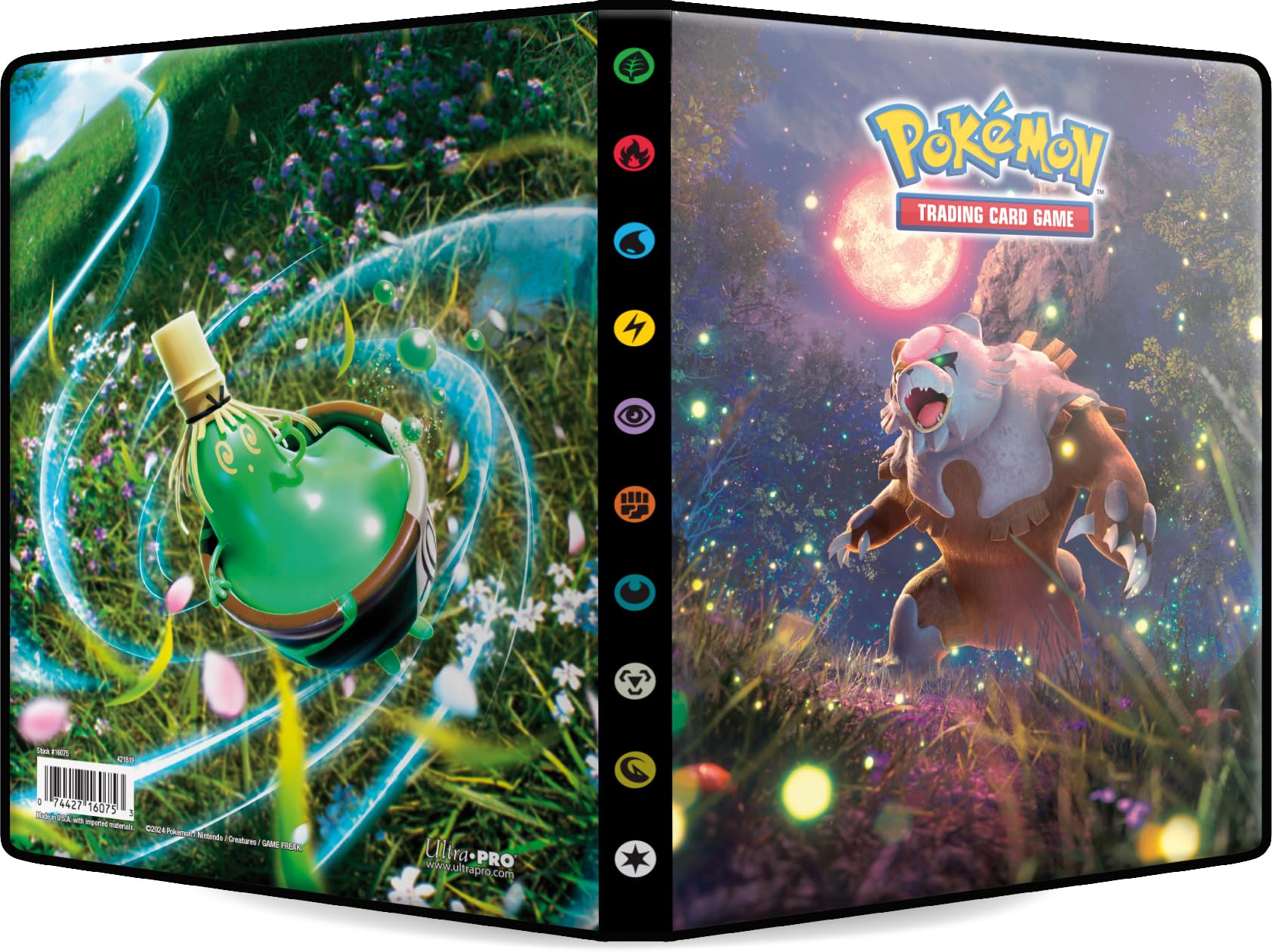 Pokemon Scarlet Violet 6 4-Pocket Portfolio Trading Card Accessory Ultra Pro 1