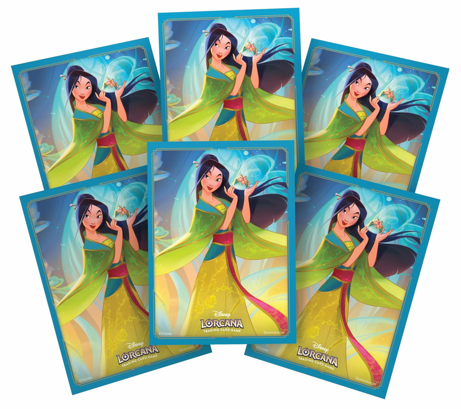 Disney Lorcana TCG Card Sleeve Pack 65 ctn Mulan Set 9 Trading Card Game by Ravensburger 1
