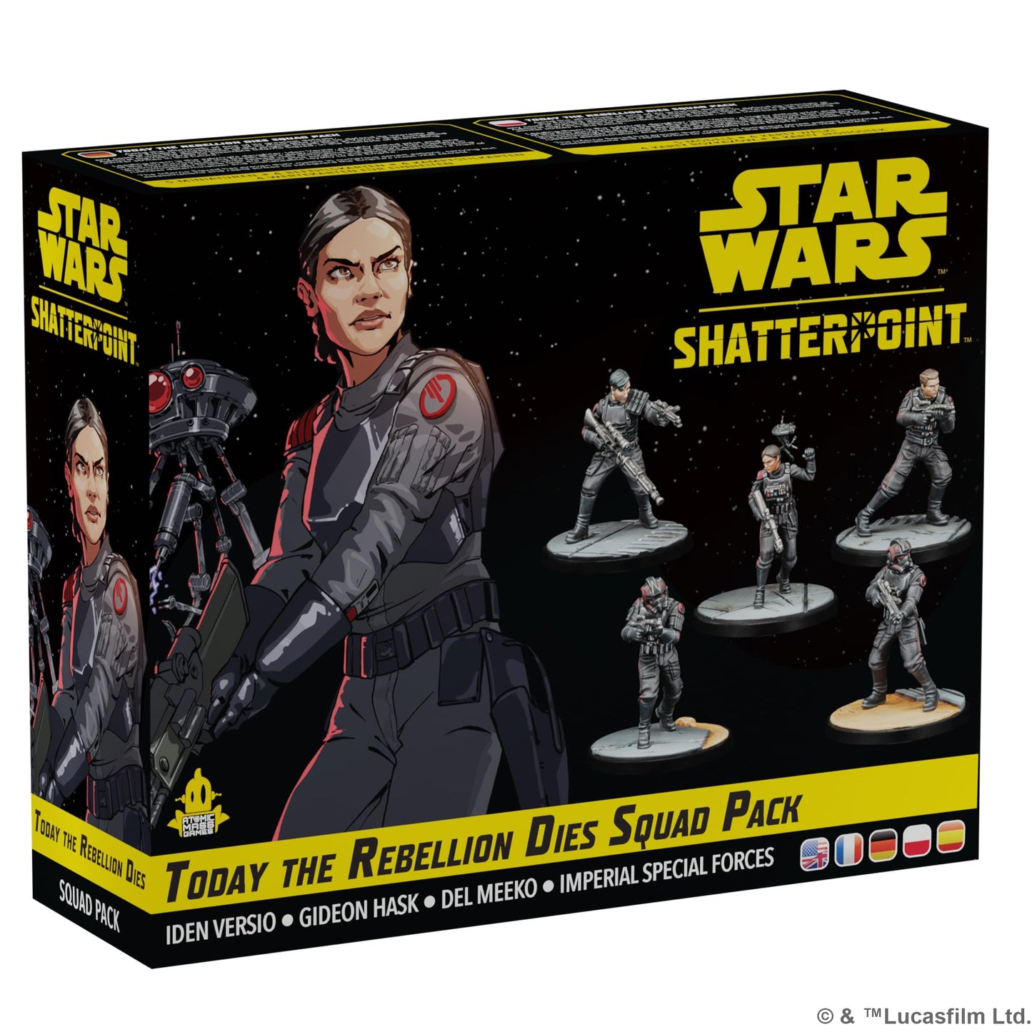 Atomic Mass Games Star Wars Shatterpoint Today The Rebellion Dies Squad Pack - Tabletop Miniatures Game, Strategy Game for Kids and Adults, Ages 14+, 2 Players, 90 Minute Playtime 1