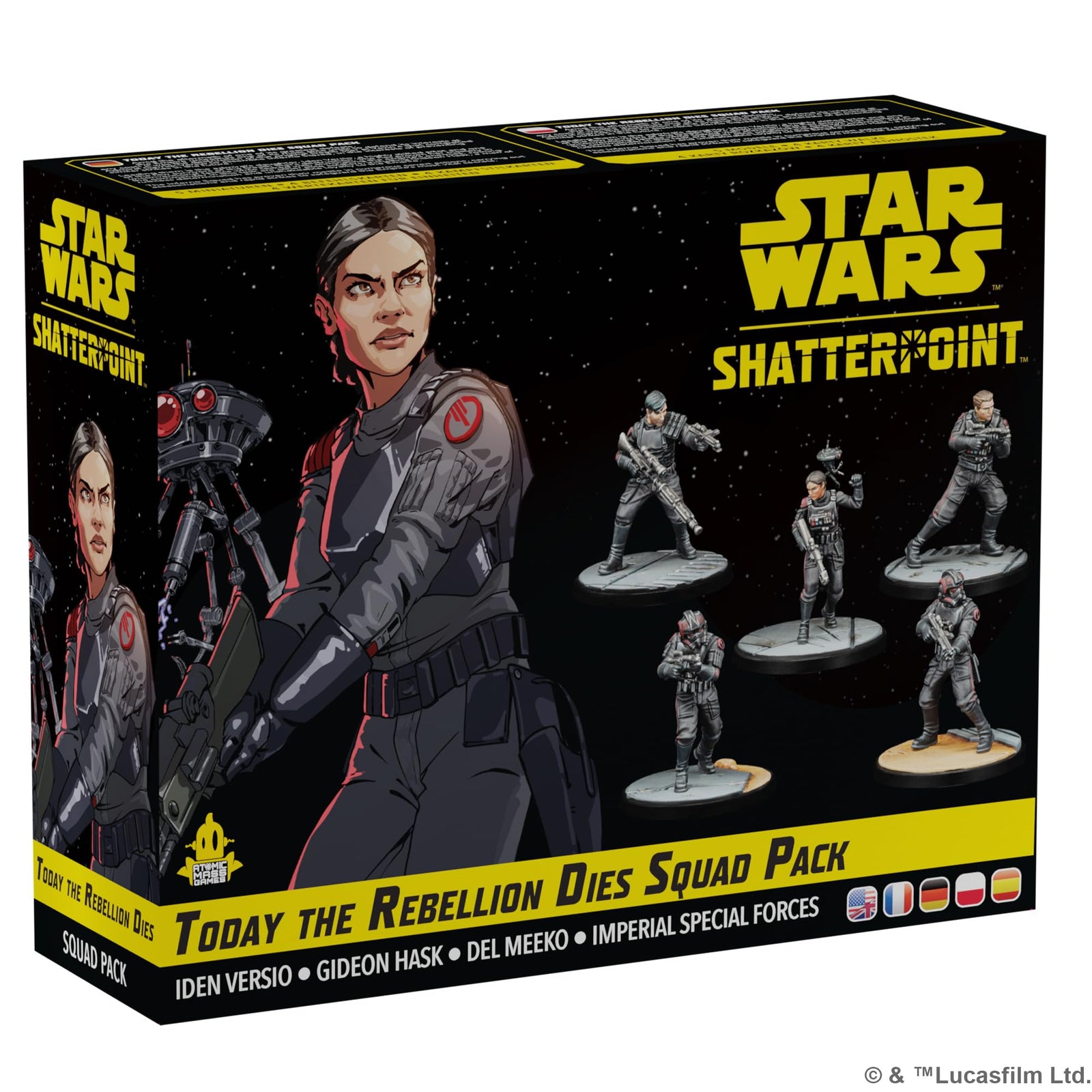 Atomic Mass Games Star Wars Shatterpoint Today The Rebellion Dies Squad Pack - Tabletop Miniatures Game, Strategy Game for Kids and Adults, Ages 14+, 2 Players, 90 Minute Playtime 1