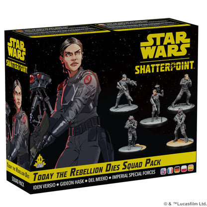 Atomic Mass Games Star Wars Shatterpoint Today The Rebellion Dies Squad Pack - Tabletop Miniatures Game, Strategy Game for Kids and Adults, Ages 14+, 2 Players, 90 Minute Playtime 1