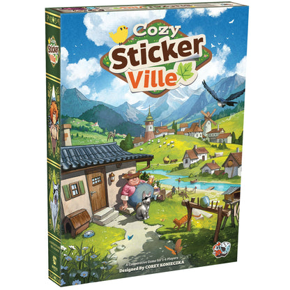 Cozy Stickerville Board Game by Unexpected Games 1