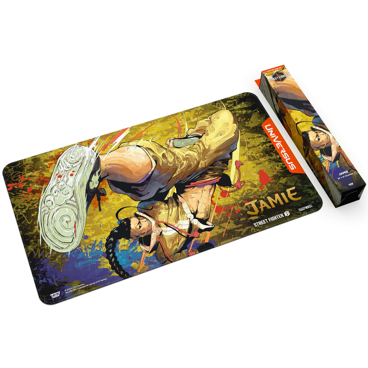 UVS Street Fighter 6 Challenger Series Playmat Jamie Trading Card Game by UniVersus 3