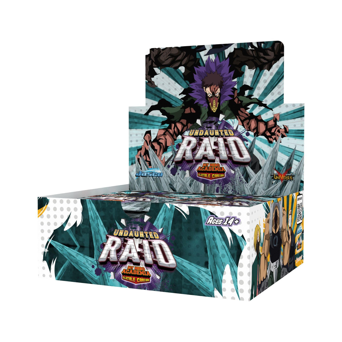 Jasco My Hero Academia Collectible Card Game Series 5: Undaunted Raid Booster Display - Contains 24 Expansion Packs of 11-Cards, Trading Card Game 3