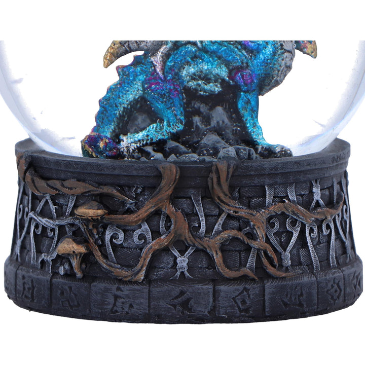 Dragon Storm Gothic Snow Globe 10cm