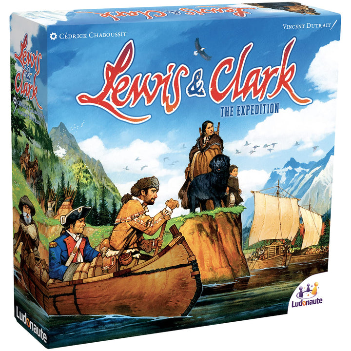 Ludonaute Lewis & Clark The Expedition Second Edition - Ludonaute Games, Strategy Board Game, Ages 14+, 1-5 Players, 120 Min