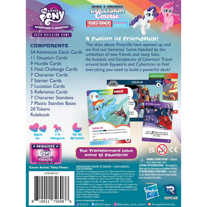 Renegade Games: My Little Pony: DBG Collision Course A Transformers Crossover Expansion - Adventures in Equestria Deck-Building, Ages 14+, 1-4 Players 2