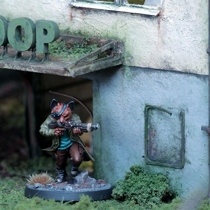 Free League: Mutant Year Zero: Zone Wars - Core Set -Boxed Miniatures Wargame, Tabletop Skirmish Mayhem, Everything Needs: RPG Book, Mat, Dice & More