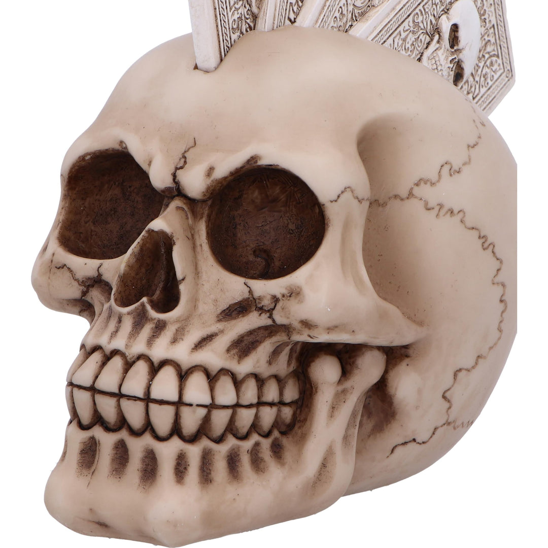 Four of a Kind Playing Cards Skull Head 19cm
