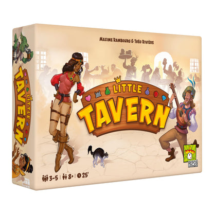 Little Tavern Party Game - Seat The Best Customers, Collect The Most Tips, and Win! Strategy Game for Kids & Adults, Ages 8+, 3-5 Players, 25 Min Playtime, Made by Repos Production 1