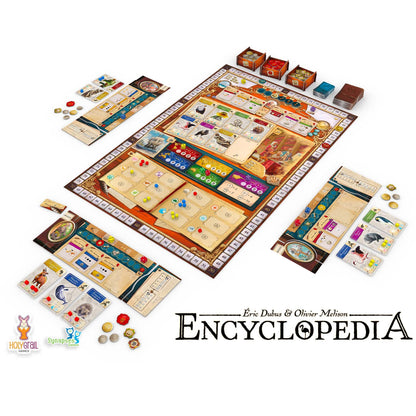 Holy Grail Games | Encyclopedia | Strategy Board Game | Dice and Worker Placement | 1 to 4 Players | 25+ Minutes | Ages 14+ 3