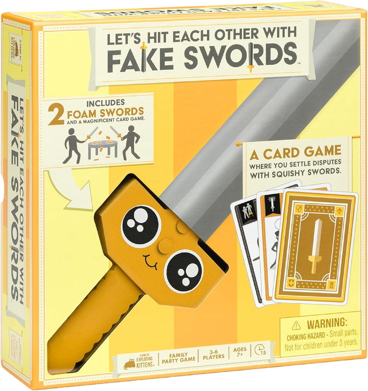 Lets Hit Each Other With Fake Swords Small Box Board Game by Exploding Kittens