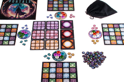 Portals Board Game | Abstract Strategy | Ages 10 and up | 1–4 Players | Average Playtime 40–80 Min | 3