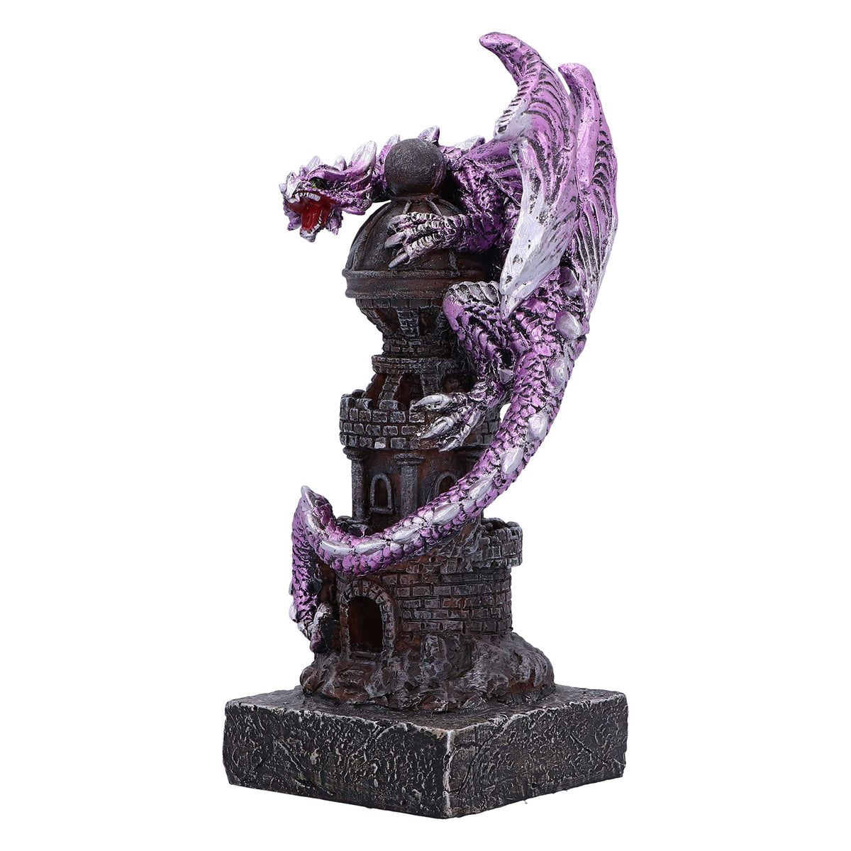 Guardian of the Tower Purple Dragon Figurine 17.7cm 3