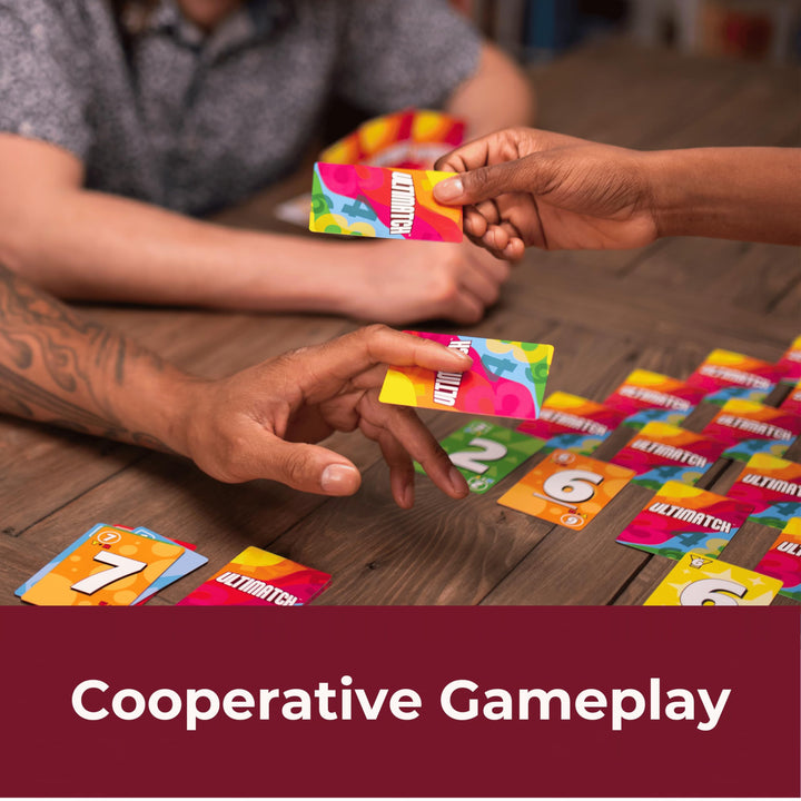 Fireside Games Ultimatch Cooperative Card Game Easy to Learn by Matching Colors & Numbers - Addictive Fun for Kids Teens and Adults Ages 10 and up - 1 to 5 Players Great for Family Game Night