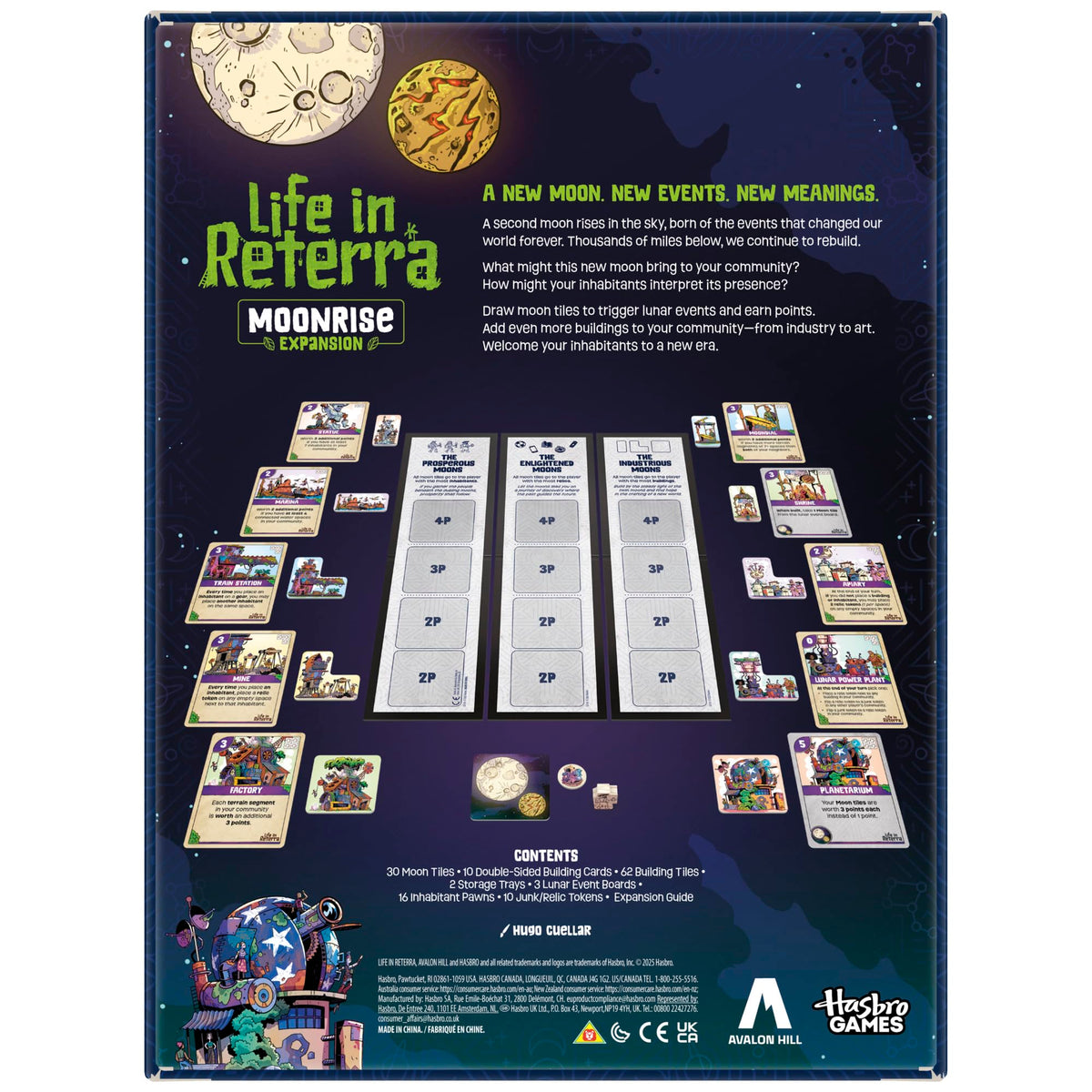 Moonrise Life in Reterra Expansion Board Game by Avalon Hill 2