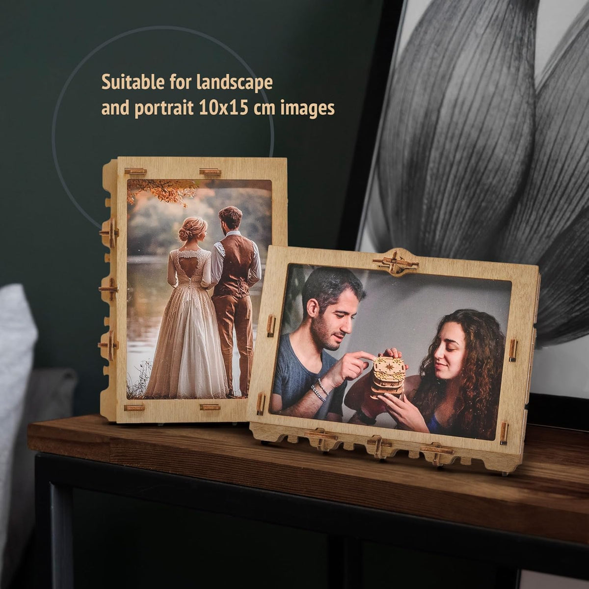 Clueframe Wooden Puzzle Photo Frame