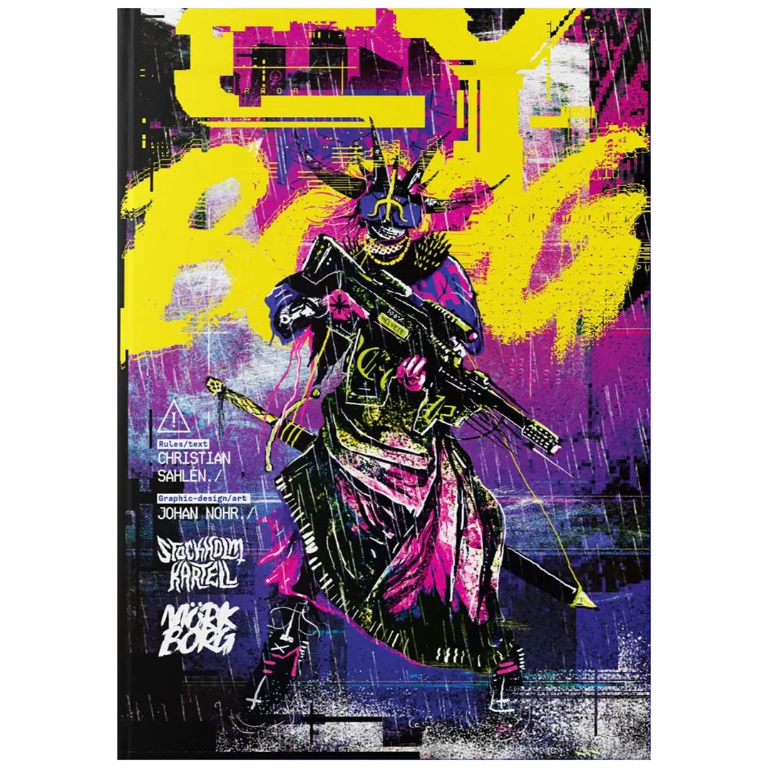 Free League Publishing CY_Borg Core Rulebook - Hardback Book, SciFi RPG Medium, Purple