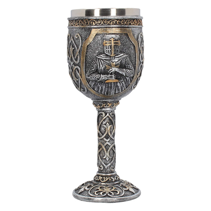 Armoured Medival Knight Soldier Goblet 19cm