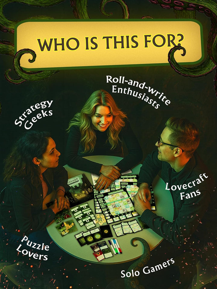 Arkham Travel Guide Board Game by Crowd