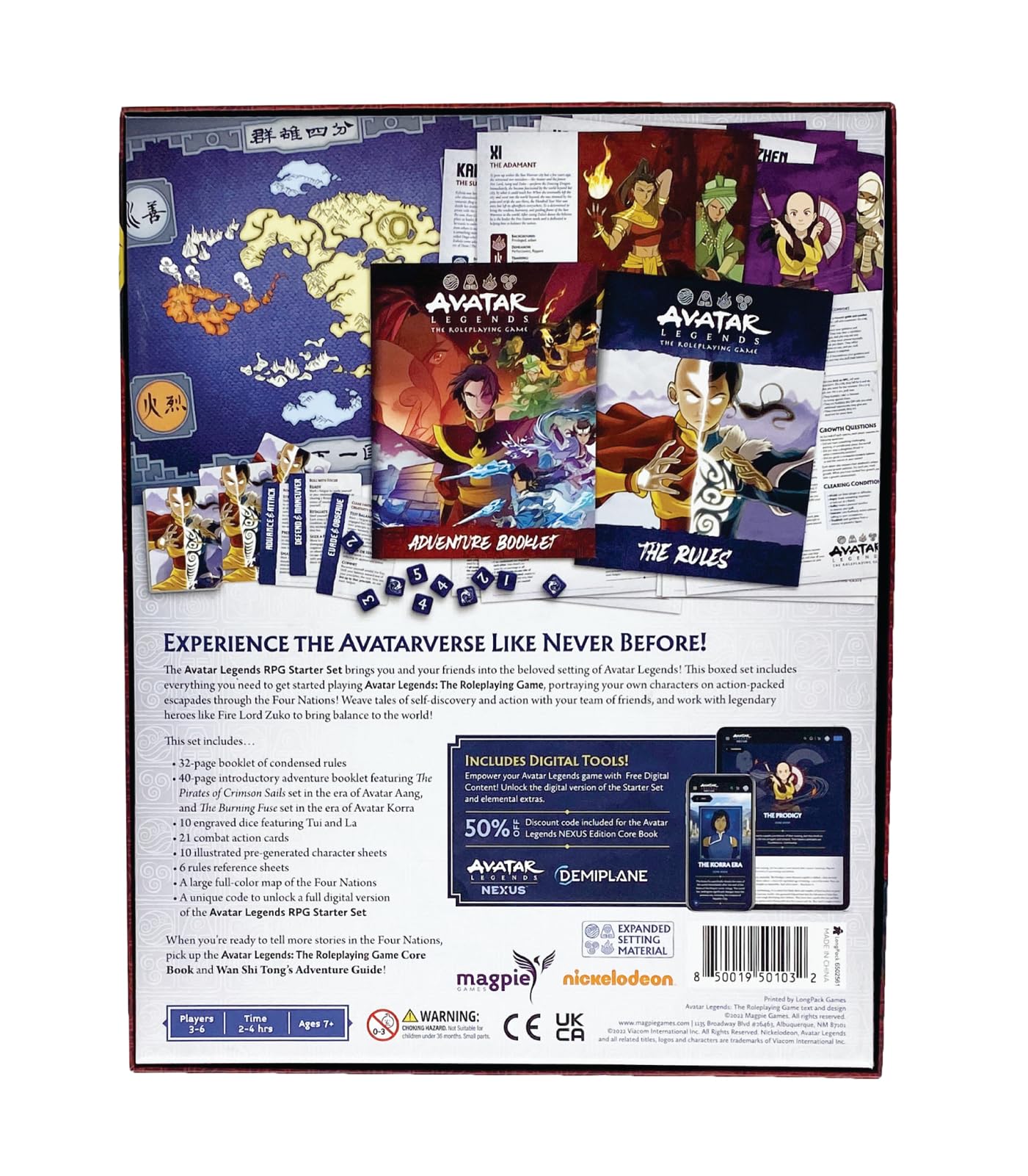 Avatar Legends Starter Set Roleplaying Game by Magpie 3
