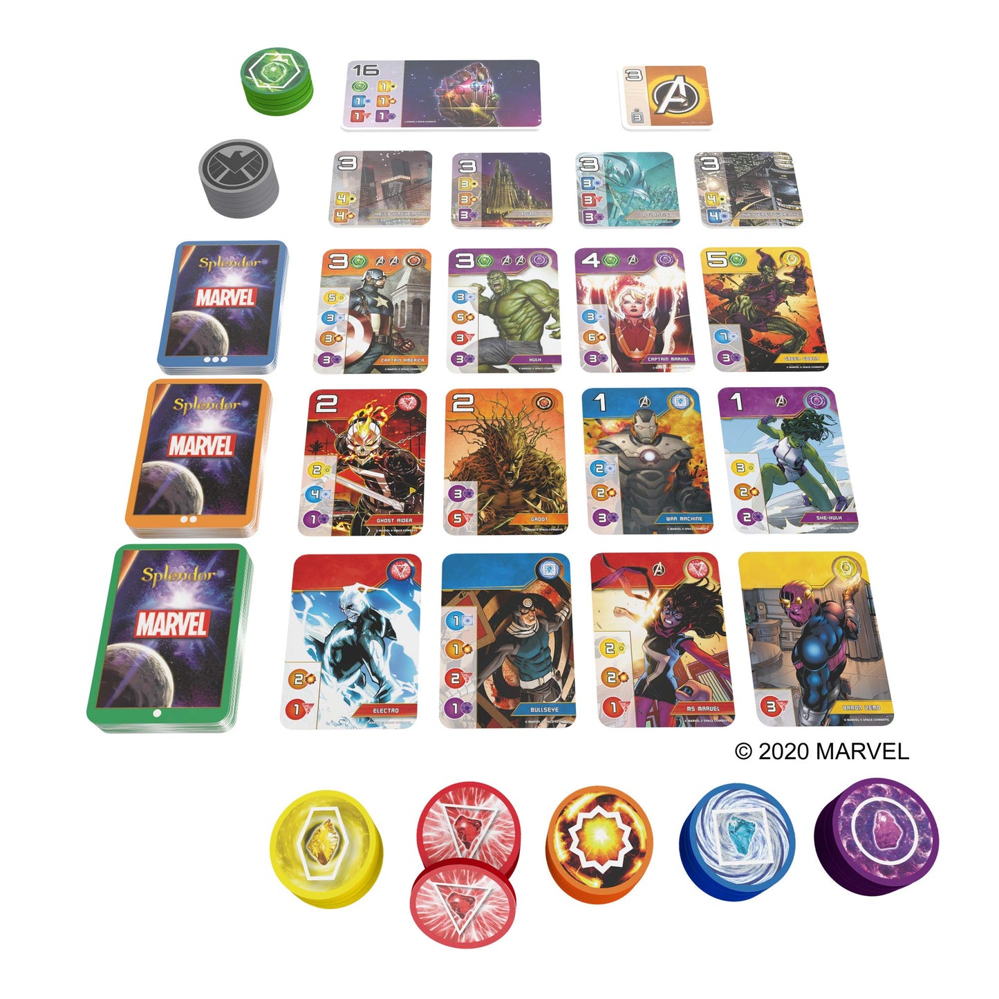 Splendor Marvel Board Game by Space Cowboys 6