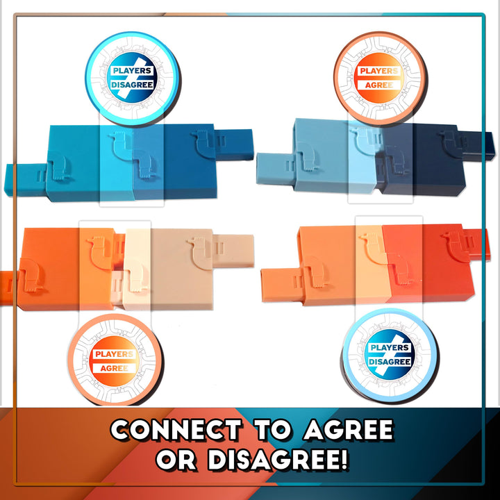 Agree to Disagree - The Icebreaker Game Where Nobody Wins if Everyone Agrees - Fun Party Game for Coworkers, Families, or Friends. Fun or Real Talk Gamified for 2 to 8 Players.