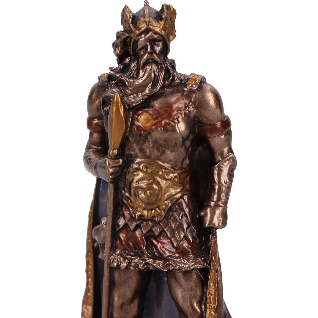 Odin God of War Mini Bronze Figurine 8.3cm