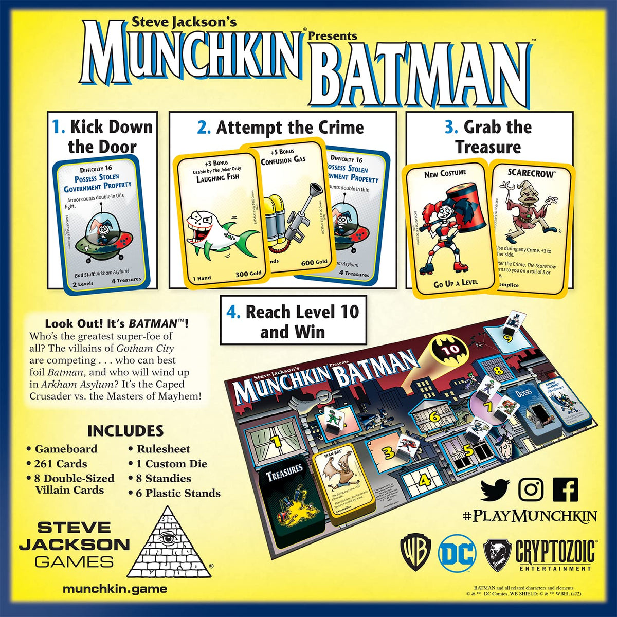 Munchkin Batman Board Game by Steve Jackson 3