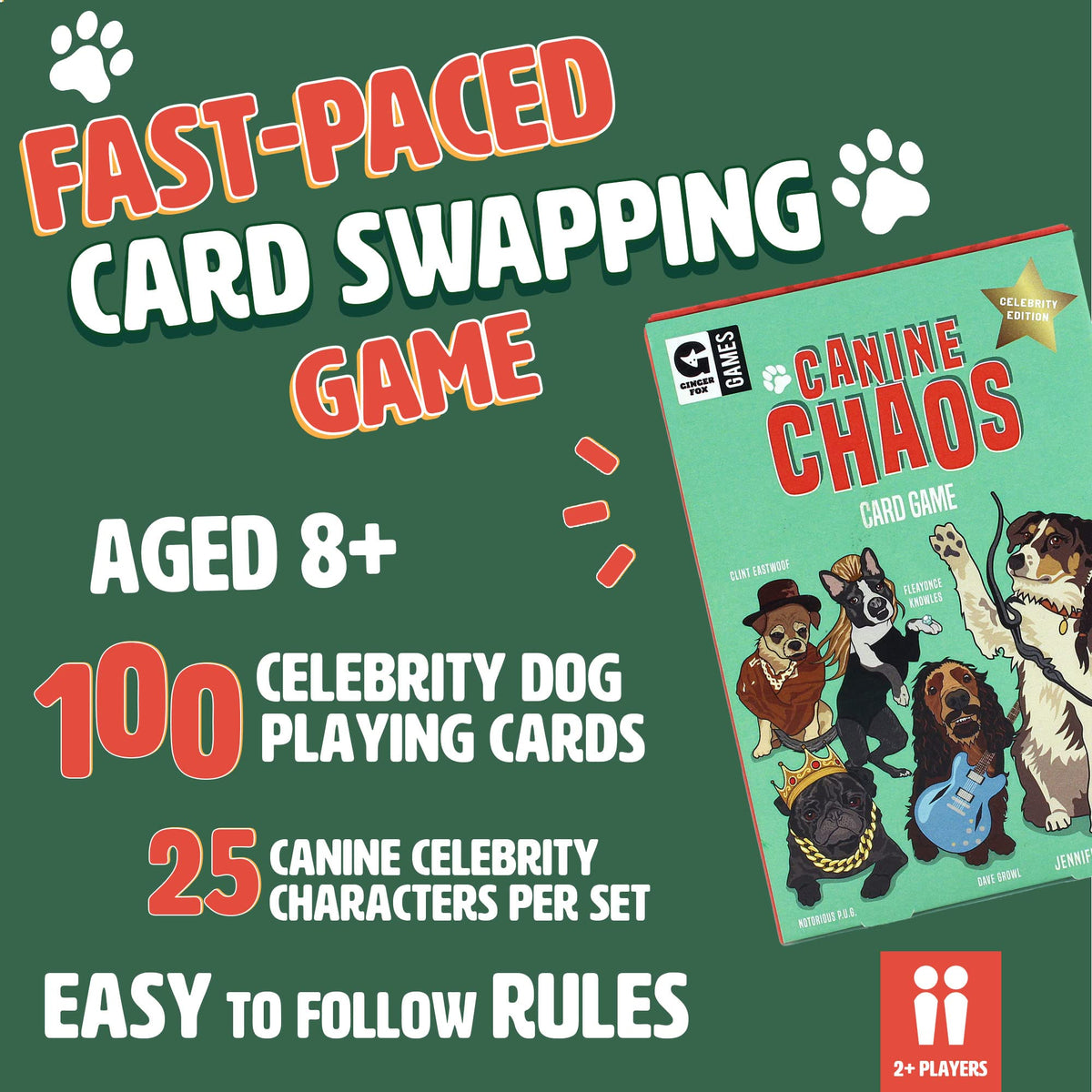Canine Chaos Card Game by Ginger Fox 3