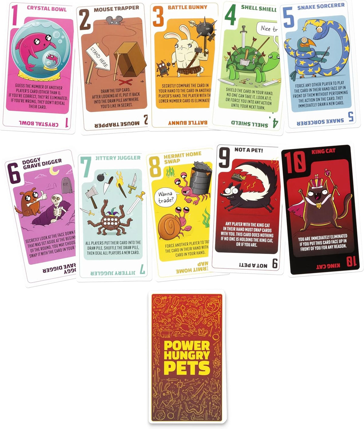 Power Hungry Pets Tin Version Card Game