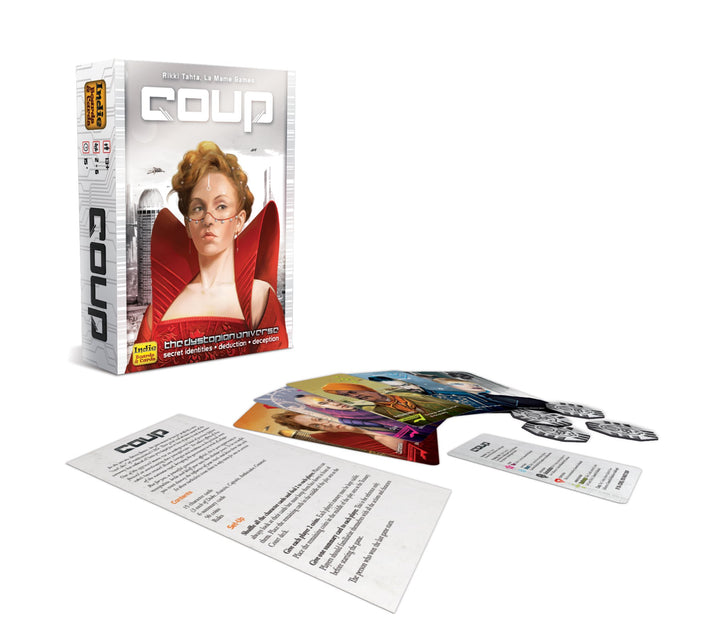 Indie Boards and Cards IBCCOU1 Coup Card Game