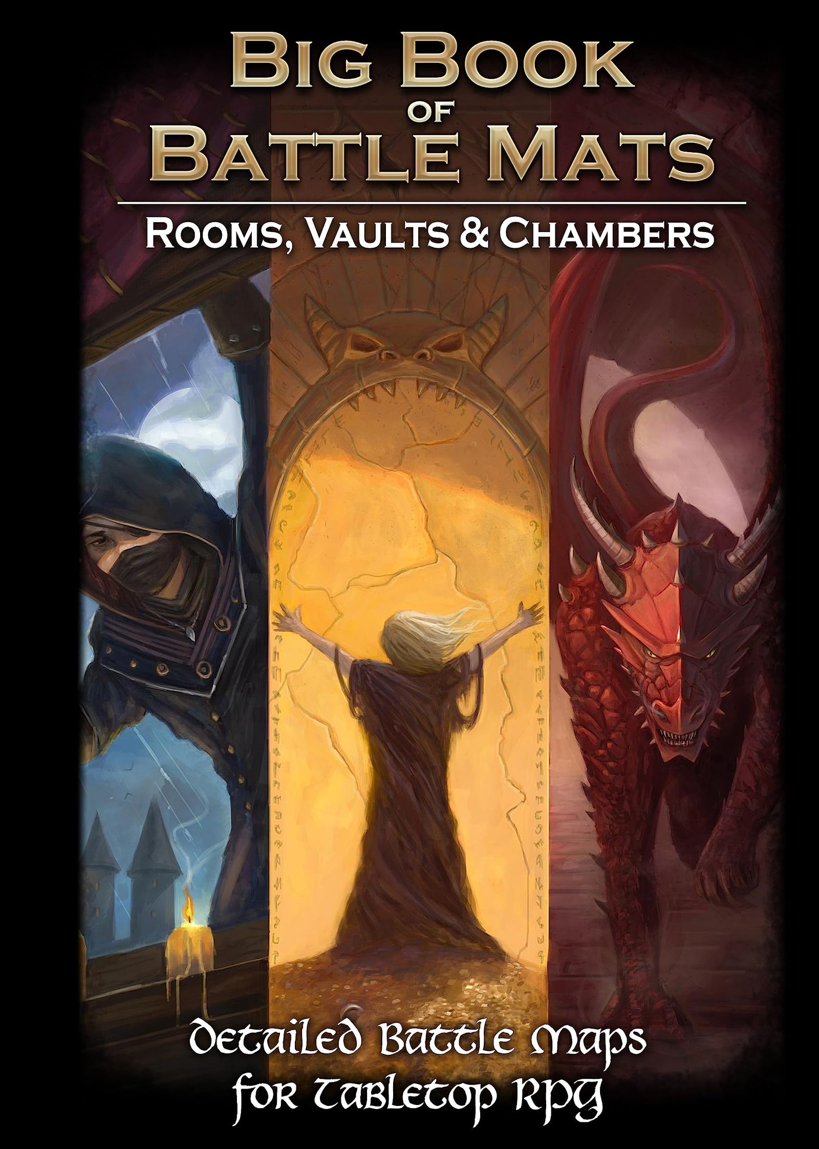 Rooms Vaults and Chambers Big Book of Battle Mats Roleplaying Game by Loke Battlemats 1