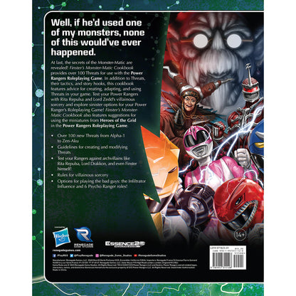 Finsters Monster Matic Cookbook Sourcebook Power Rangers RPG Roleplaying Game by Renegade Studio 2