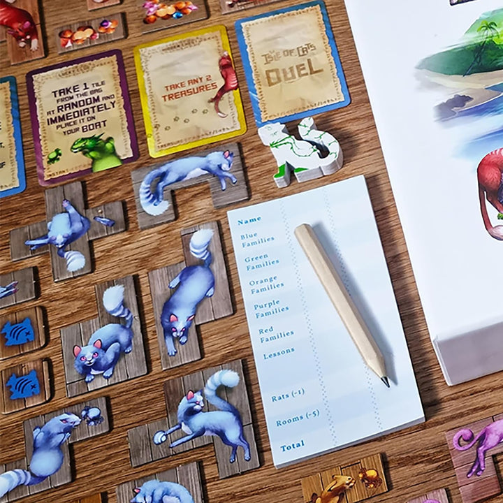 The Isle of Cats Duel Board Game by The City of Games