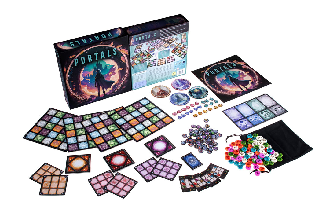 Portals Board Game | Abstract Strategy | Ages 10 and up | 1–4 Players | Average Playtime 40–80 Min |