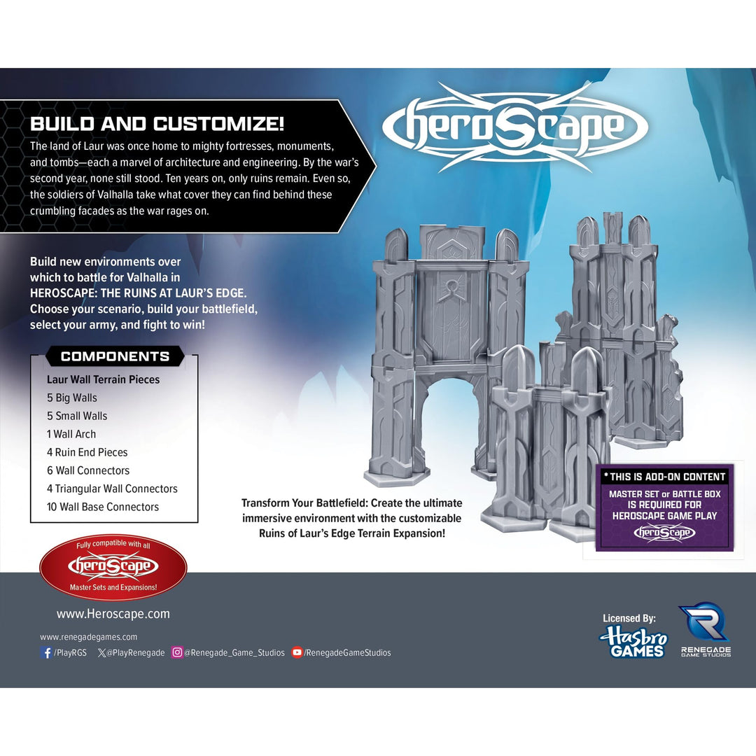 Heroscape: The Ruins at Laur's Edge Terrain Expansion 2
