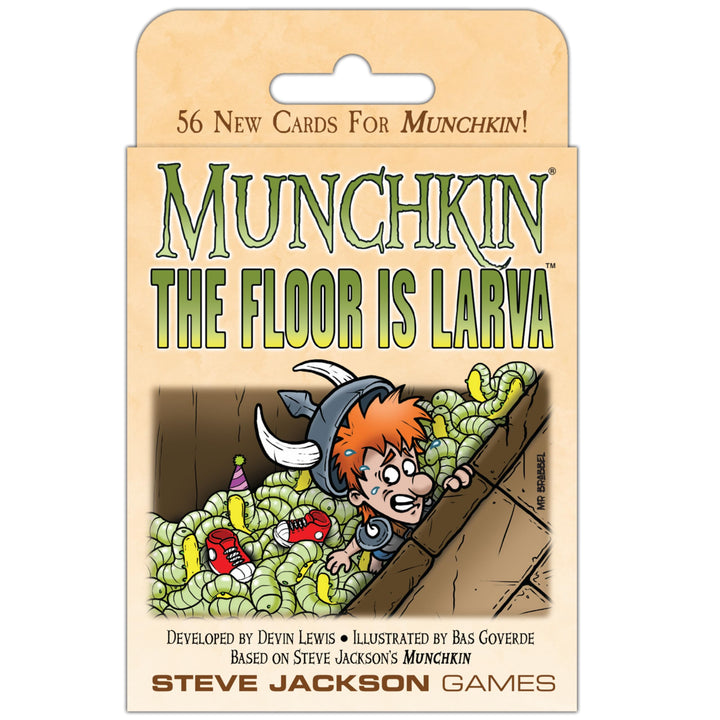 Steve Jackson Games Munchkin: The Floor is Larva, Strategy Card Game, for 3 to 6 Players and Ages 10+