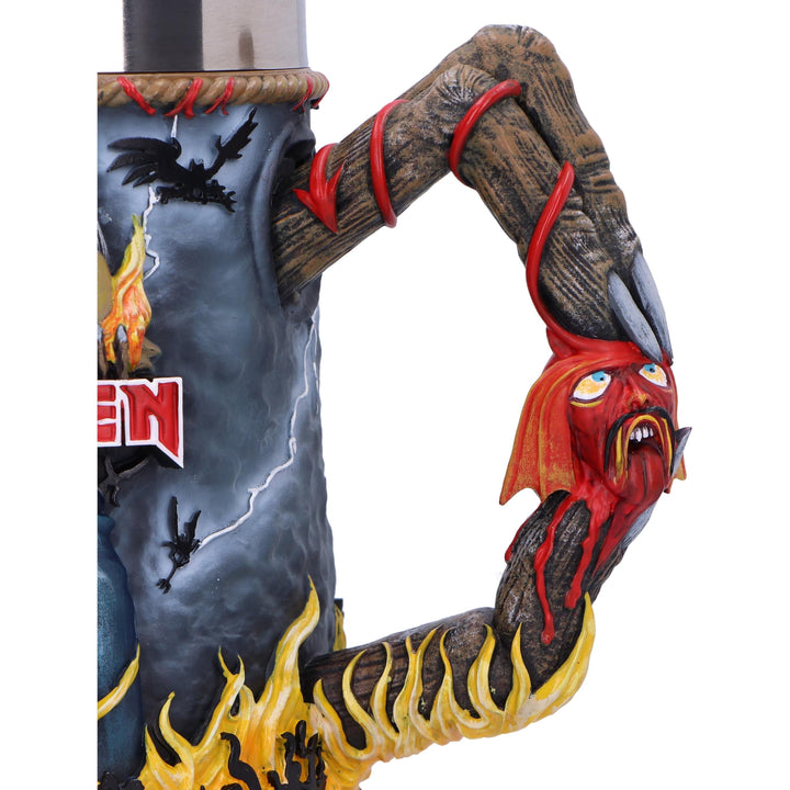 Iron Maiden The Number of Beast Album Tankard 16cm Officially Licensed