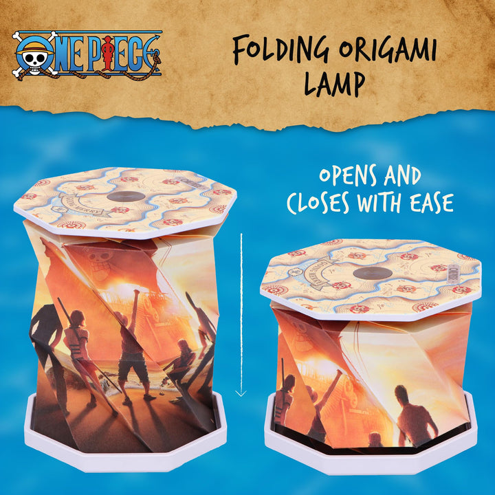 One Piece Straw Hat Crew Foldable Lamp 21cm 5