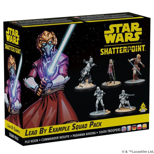 Atomic Mass Games Star Wars Shatterpoint Lead by Example Squad Pack - Tabletop Miniatures Game, Strategy Game for Kids and Adults, Ages 14+, 2 Players, 90 Minute Playtime, Made 1
