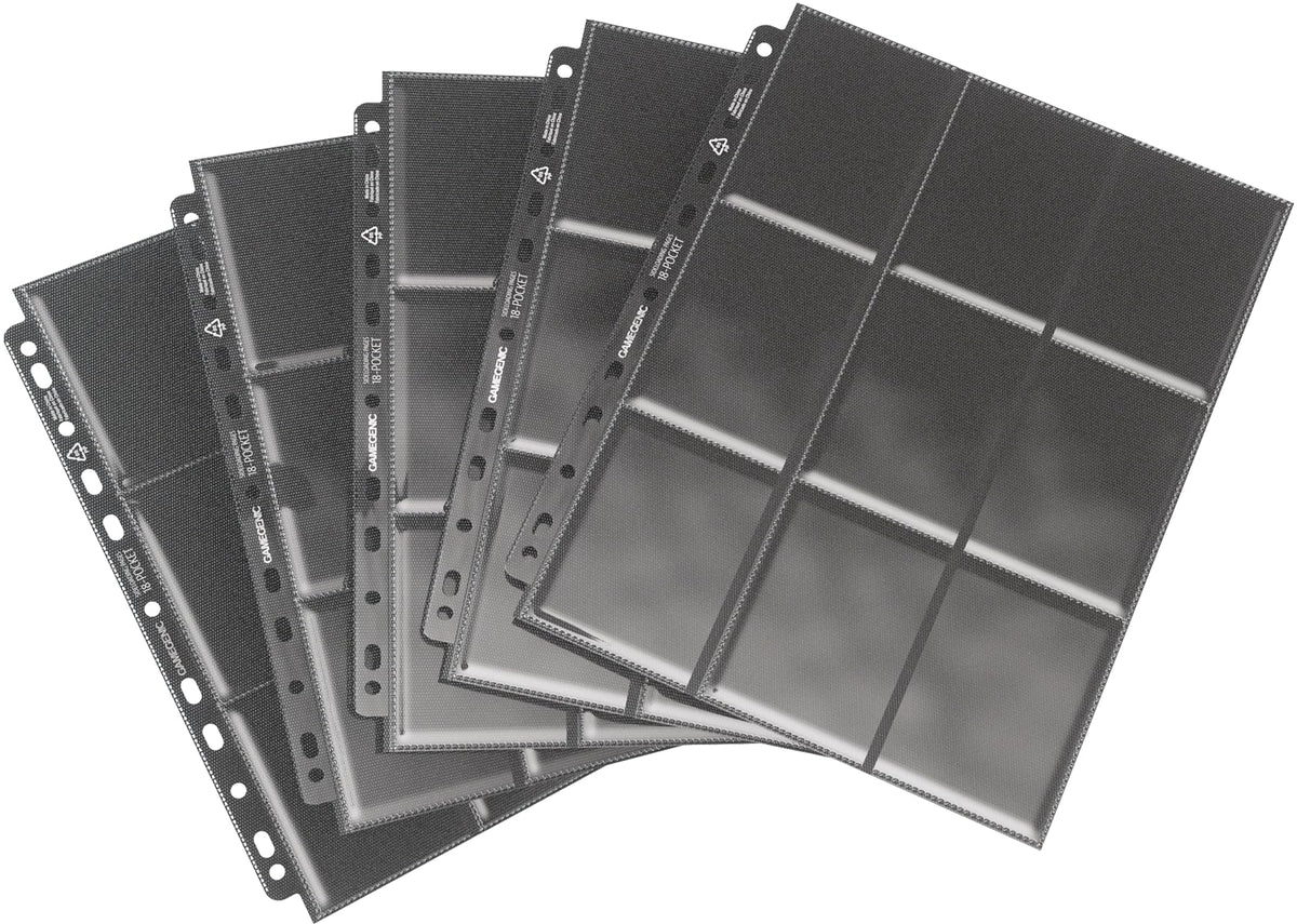 Gamegenic Sideloading 18 Pocket Pages 10 pcs pack Black Gaming Accessory 3