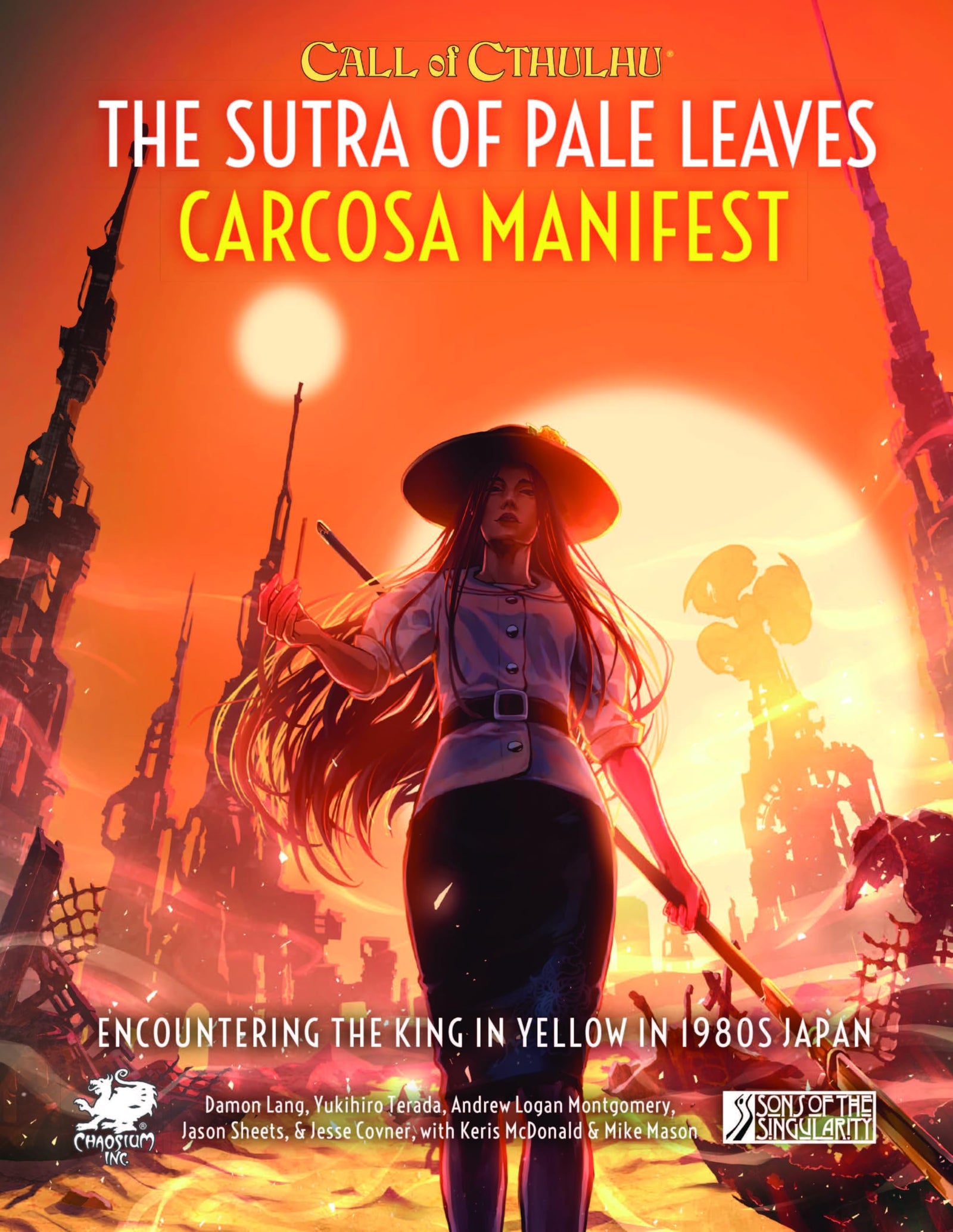 The Sutra Of Pale Leaves Volume 2 Carcosa Manifest Call Of Cthulhu Roleplaying Game by Chaosium 1
